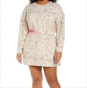 Open Edit NWT Dress Long Sleeve Side Cutout XL